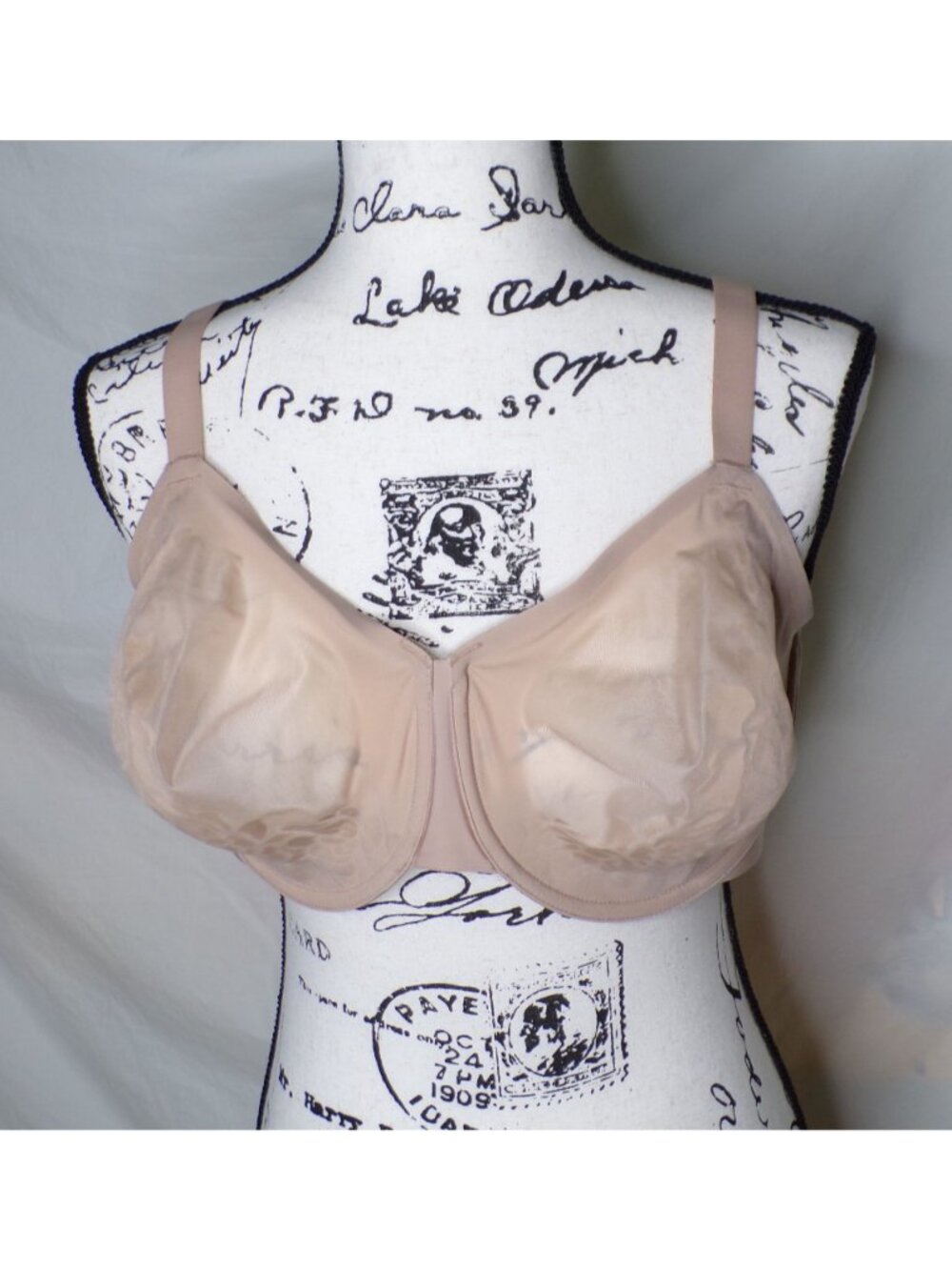 🆕WACOAL Confidence Boost Lift Unpadded Underwire Bra 34DD Beige Nude #855380 - Picture 4 of 7
